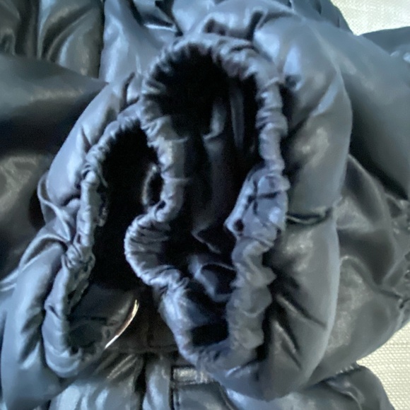 London Fog Girls Black Puffy Hooded Fleece Lined Winter Coat-Sz-3T - Picture 9 of 16